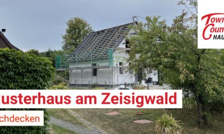 Musterhaus am Zeisigwald : 08 – Dachdecken